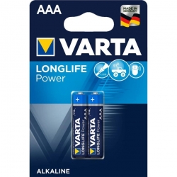 Батарейка VARTA LONGLIFE POWER AAА LR03 2 шт